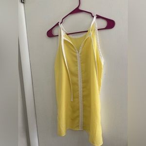 Yellow charming Charlie tank top